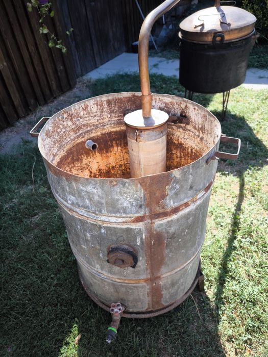 Cazan de țuică, cupru solid, 80L