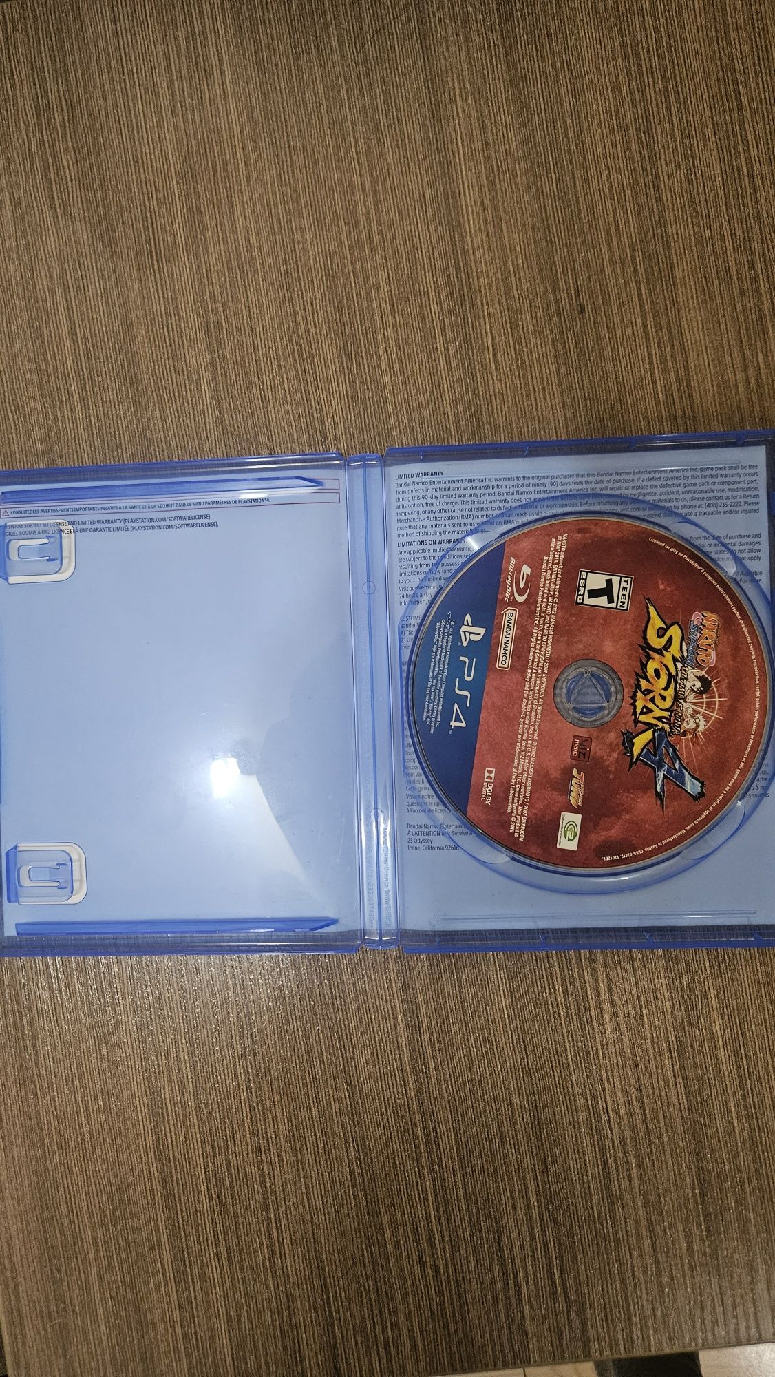 Диск ps4 Naruto Shippuden ultimate ninja storm 4 (ENG)