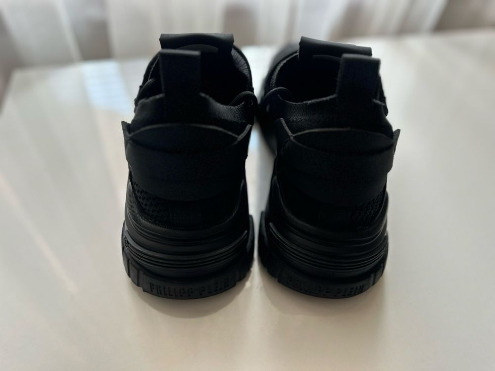 Philipp Plein черни мъжки маратонки