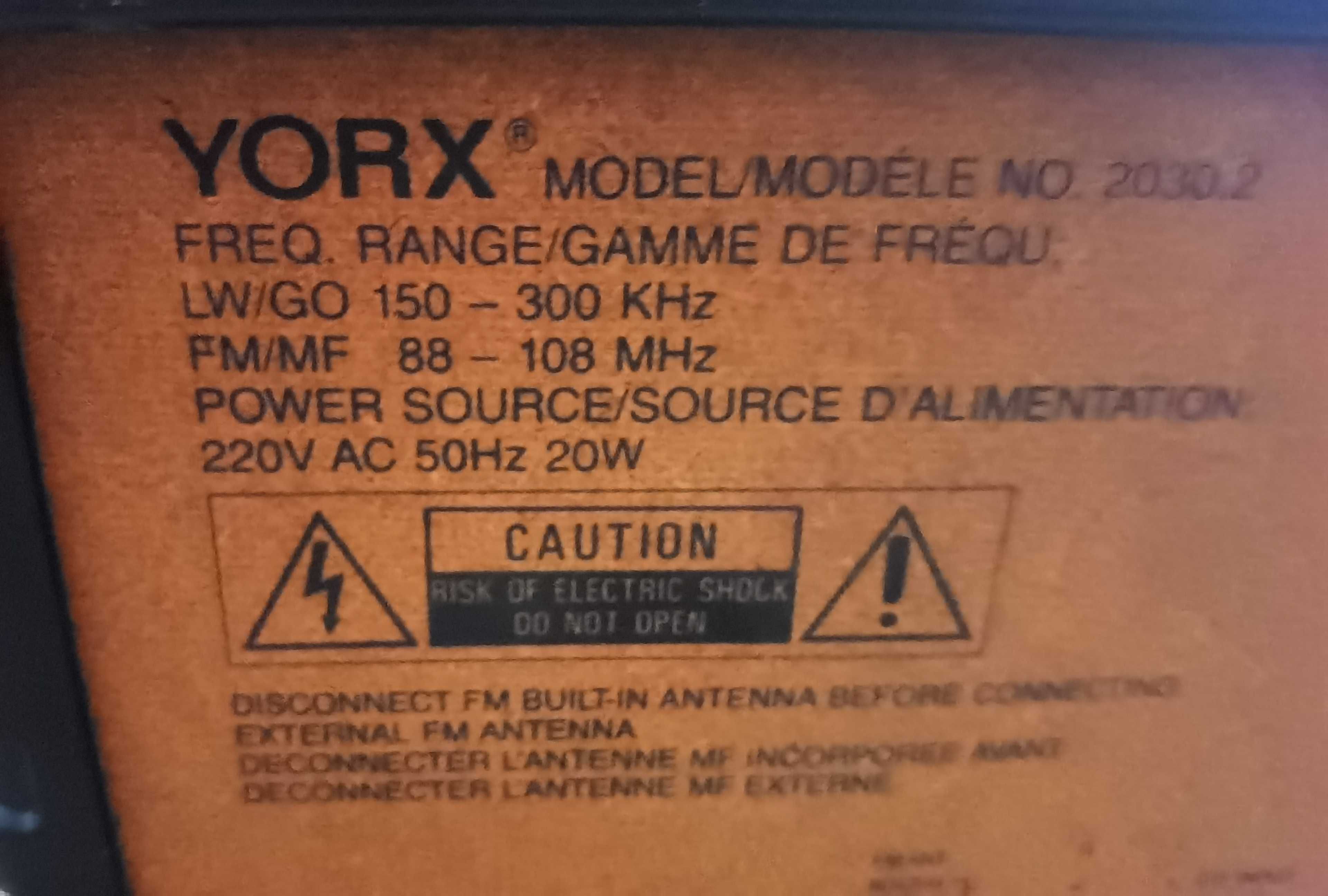 Combina muzicala YORX stereo fm caseta gramofon