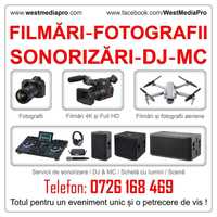 Foto - Video - DJ - Sonorizare - Dronă - pentru evenimente