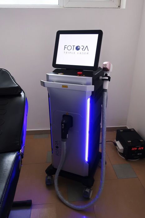 В ГАРАНЦИЯ! Fotora Triple Лазер за лазерна епилация + оборудване