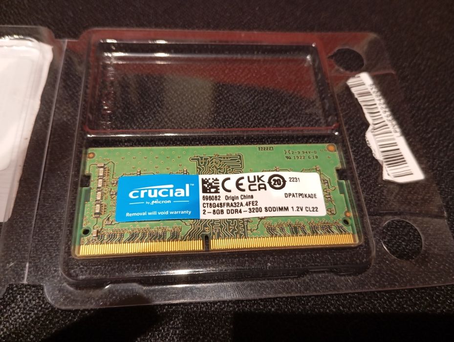 Memorie RAM Micron Crucial 8GB DDR4 3200MHz CT8G4SFRA32A