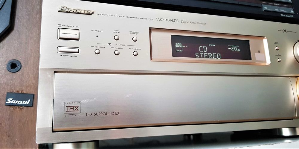Pioneer VSX 909 muzica THX 7.1 Japan telec filme muzica