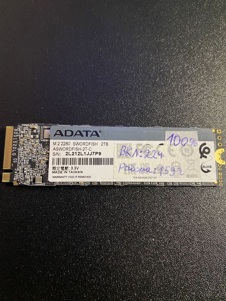 ssd накопитель Adata M2 2280 2TB