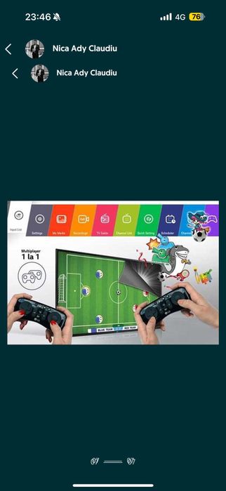 Televizor LED Game TV LG, 108 cm, 43LH5100, Full HD, Clasa A++