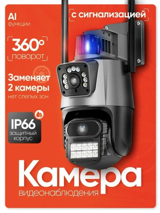 Камера видеонаблюдения 360* WIFI
