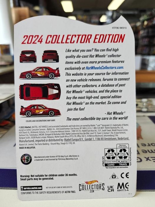 Hot wheels alfa romeo 155 v6 Collector edition
