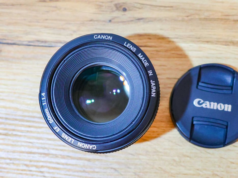 obiectiv foto Canon EF 50mm f1.4