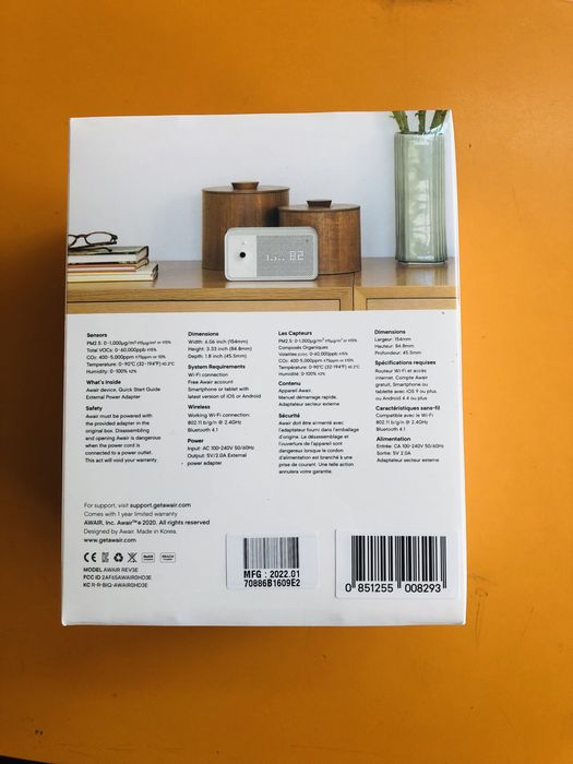 AWAIR Element senzor calitatea aerului