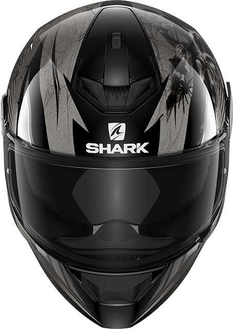 Каска Shark D-SKWAL 2 antraxx black/red black/siver gloss мото мотор