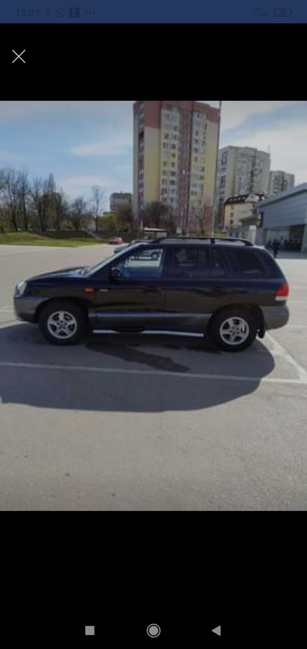 Хюндай Санта фе 1 автоматик 2004г 4х4 2.0 CRDI/125кс