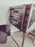 Cuptor dublu pizza ,grill cu pietre vulcanice,grill plita și fripteuza