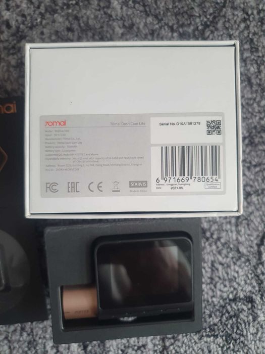 Camera de bord 70mai DashCam FOV 130° 1080p WDR Sony IMX307 Wi-Fi+ADAS