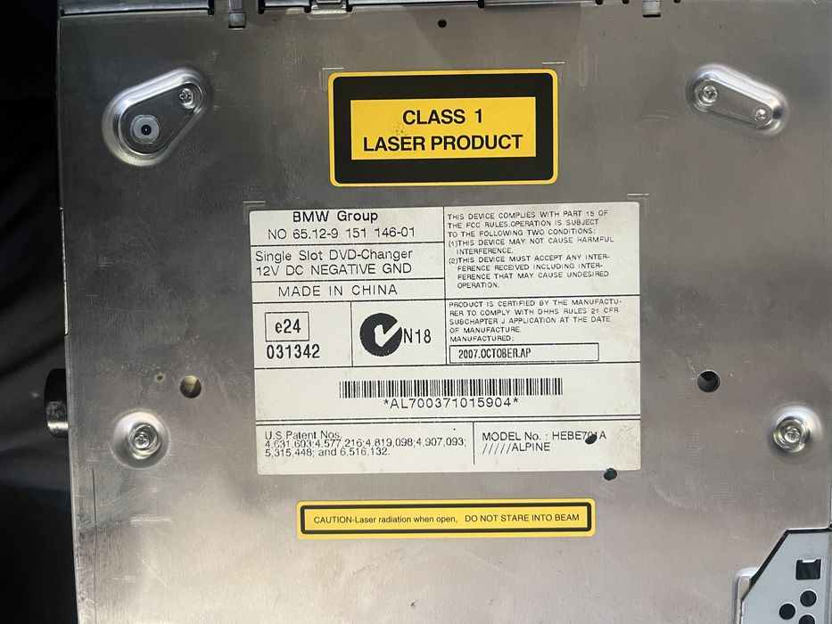 Двд чейнджър бмв х5/х6 е70/71 ( dvd changer bmw x5/x6 e70/71 )