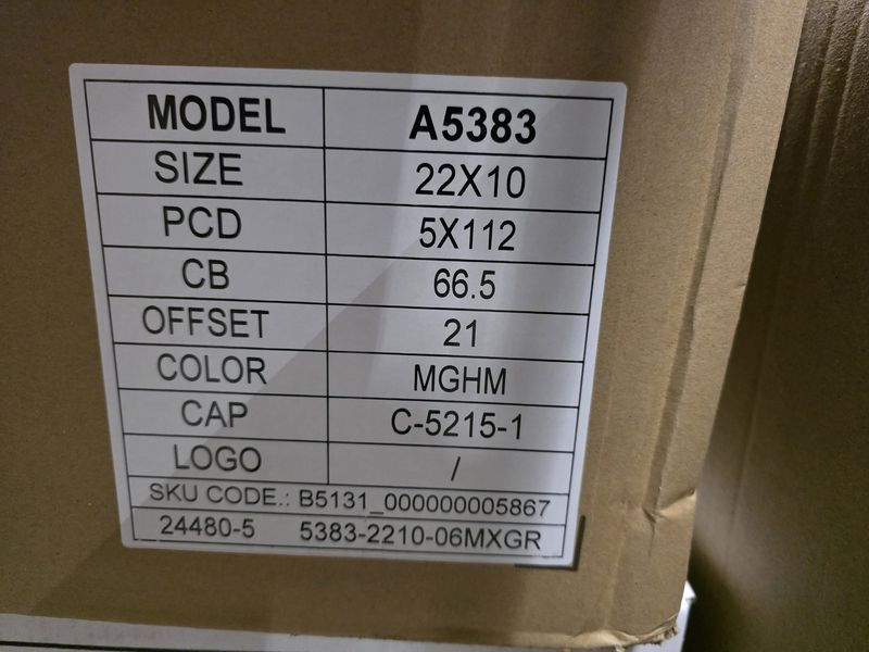 22цола 5х112 Ауди Audi 5x112