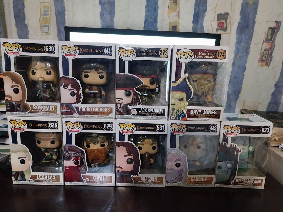 Funko pop Карибски пирати и Властелинът на пръстените фънко поп