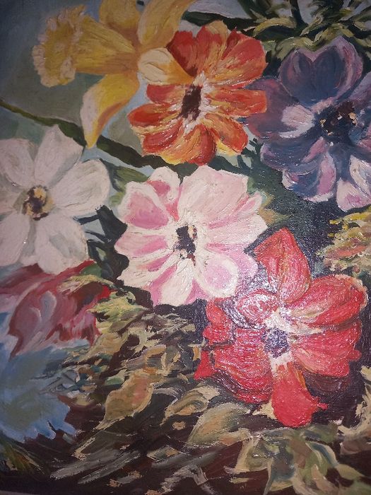 Tablou metaloplasie, pictatura  pe foaie de cupru