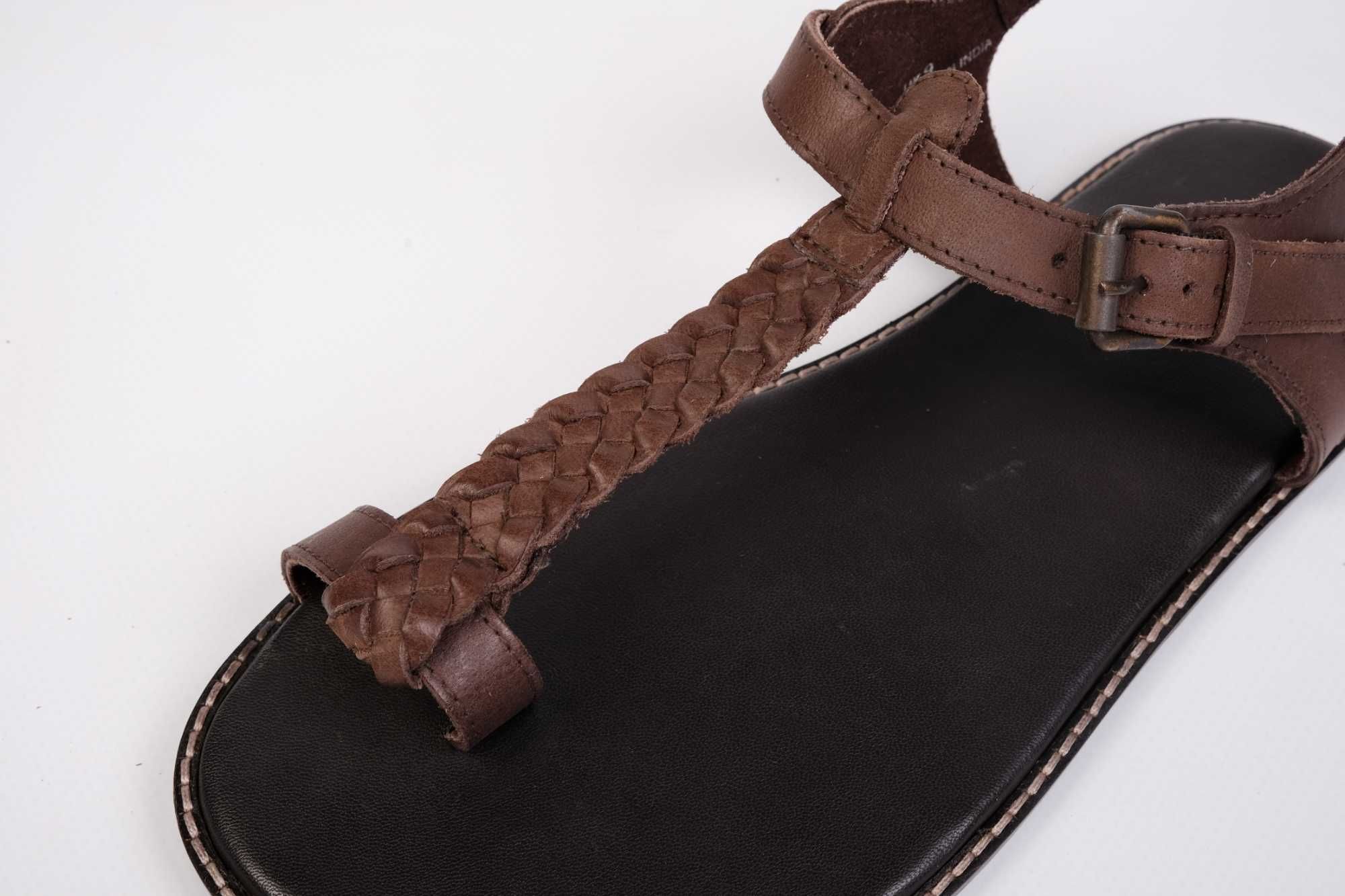 ПРОМО Сандали ASOS -43- Оригинални мъжки кожени сандали,кафяво