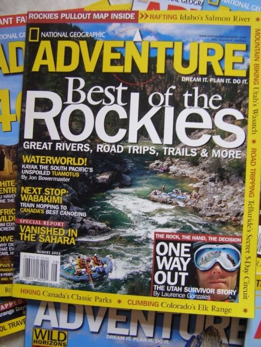 Adventure -revista editata de National Geografiphic