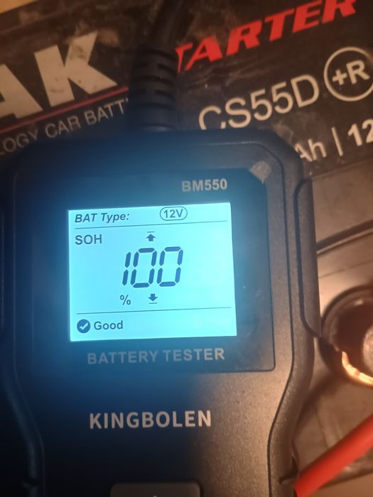 Baterie 12 v ,borne normale 24,2x17,5x19 cm ,55 Ah,UPS