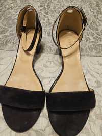 Sandale negre din piele naturala masura 38