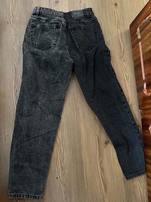 Дамски дънки Berhska, черен и сив цвят