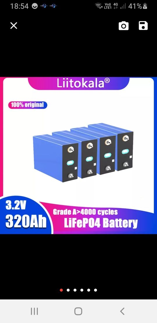 Lifepo4 acumulator,celule 3,2v320ah