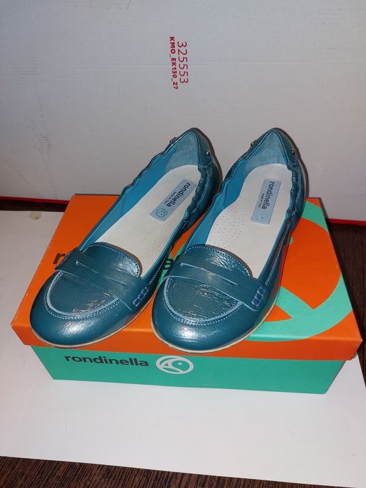 Pantofi nr. 35 piele naturala lacuita, Rondinella - NOI