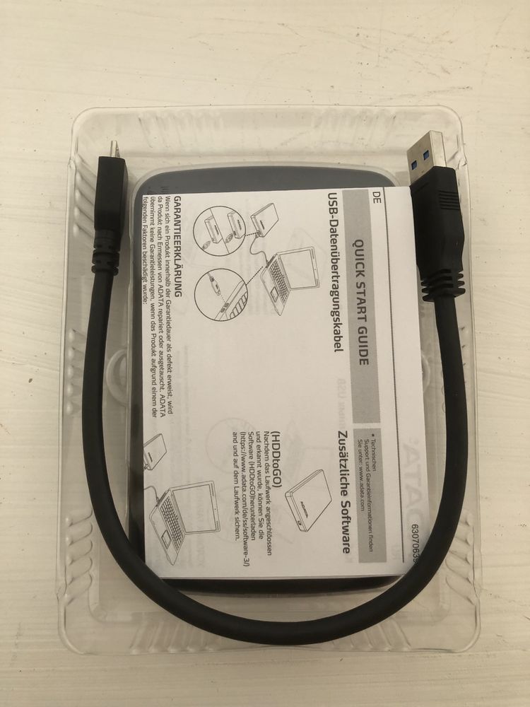 HDD ADATA 1tb новый