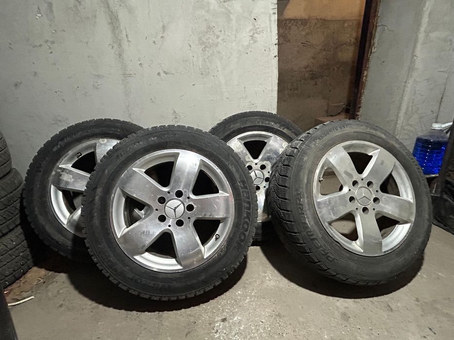 Диски с шинами w211 зимние