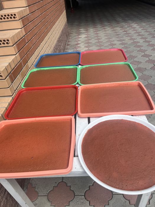 Пастила из фруктов домашнего производства