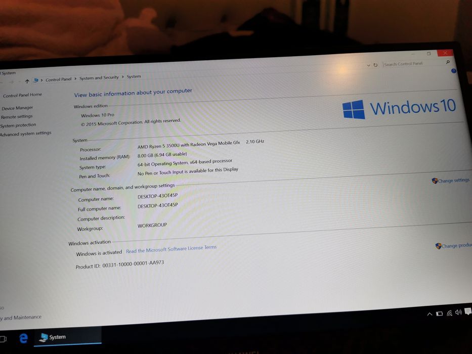 Laptop Huawei Matebook D14