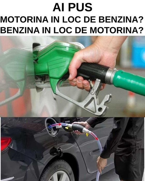 Golire rezervor - Benzina in loc de motorina -