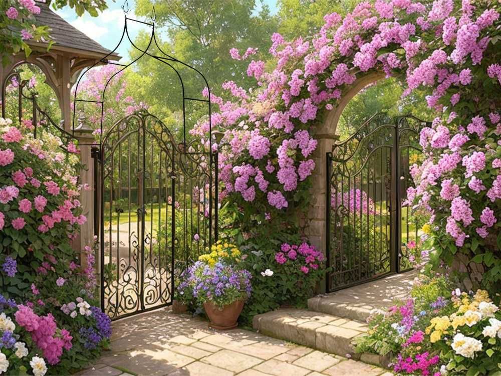 Арка за рози увивни растения Gothic Style® сватбен дом градина хотел