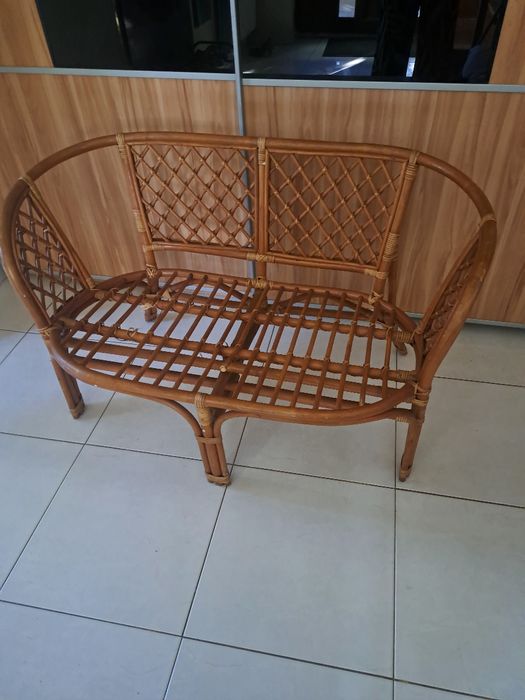 Bancă din ratan autentic