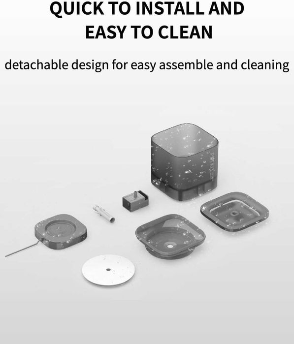 Поилка за котка PETKIT Eversweet Solo SE 1.85L безжична помпа