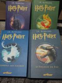 Harry Potter vol1-4 + Animale fantastice si unde le poti gasi