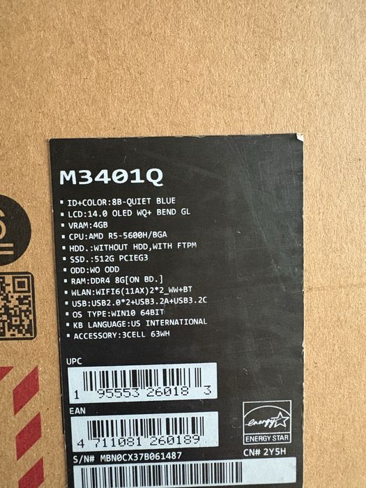 Laptop Asus Vivo Book , laptop accesorii cutie