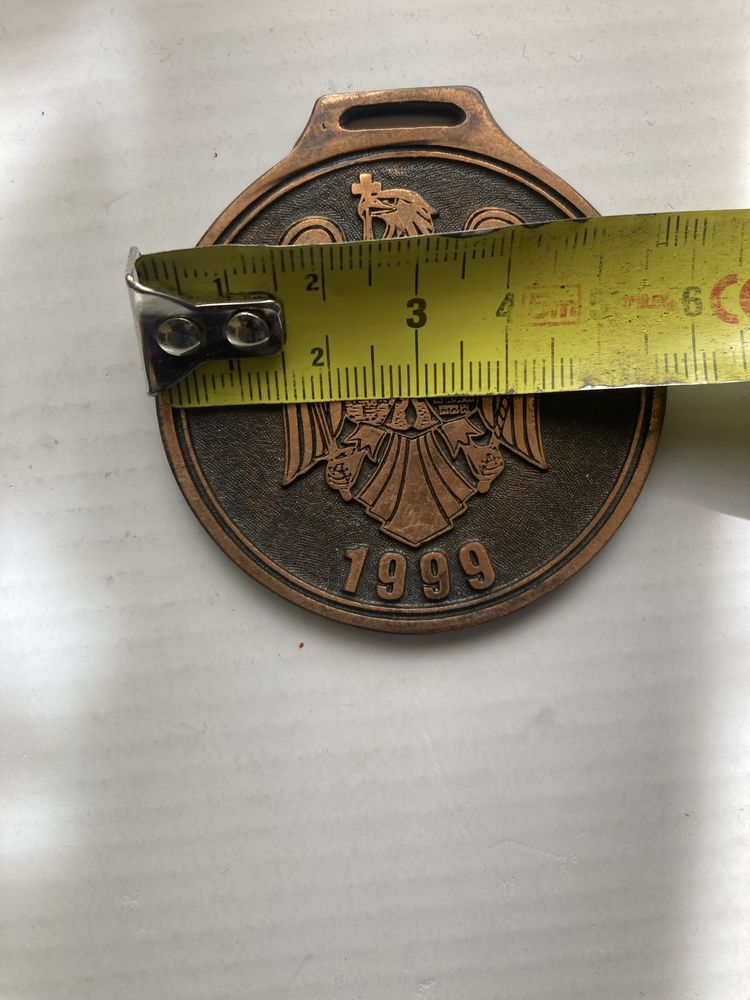 Plachetă medalie Federația Română Polo Pe Apă veche vintage