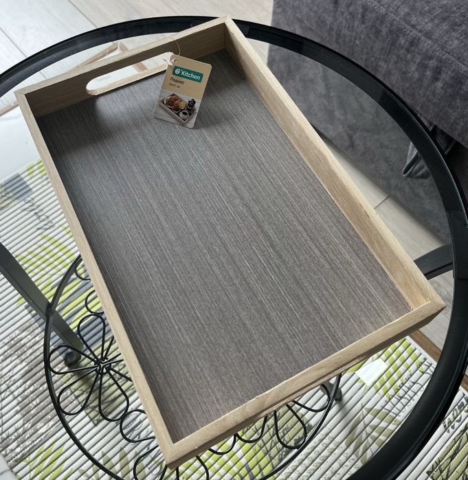 Поднос из бамбука новый