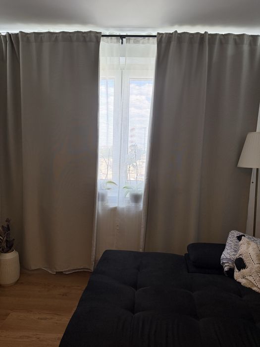 Perdea draperie bara