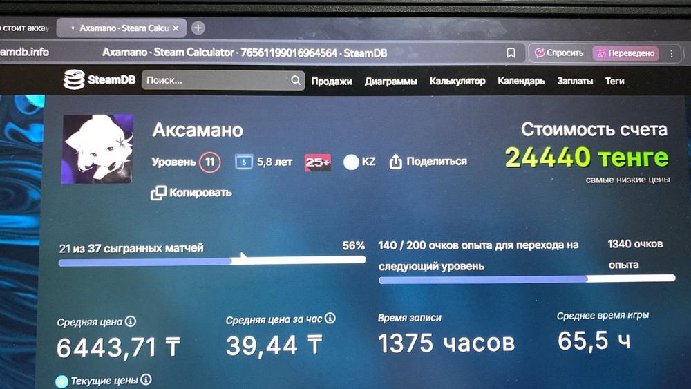 Продам STEAM аккаунт, Стим аккаунт