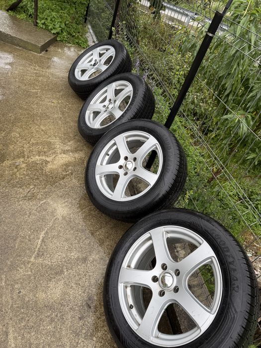 Jante R17 cu Cauciucuri 225/55/17 Goodyear 4 Season Noi!!!