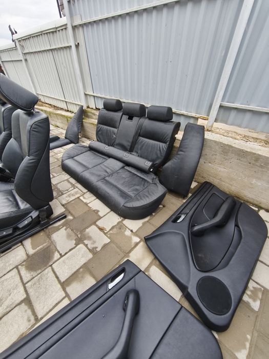 Scaune interior recaro piele neagra BMW E46 Touring