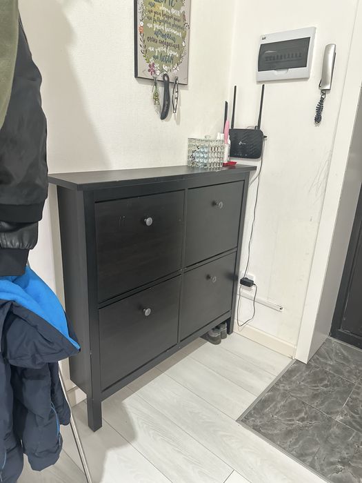 Тумба для обуви IKEA 105x22x107 см, ДСП. Обувница.