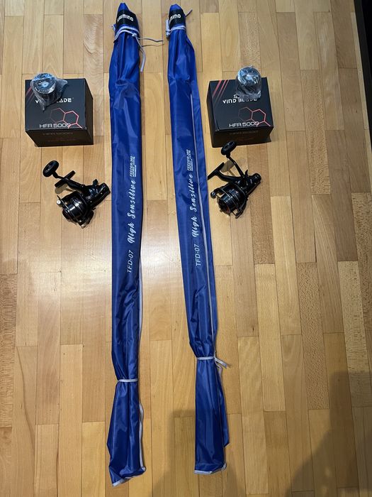 Set 2 Feeder Saimino Sensitive 3.60 + 2 Mulinete HFR 5000