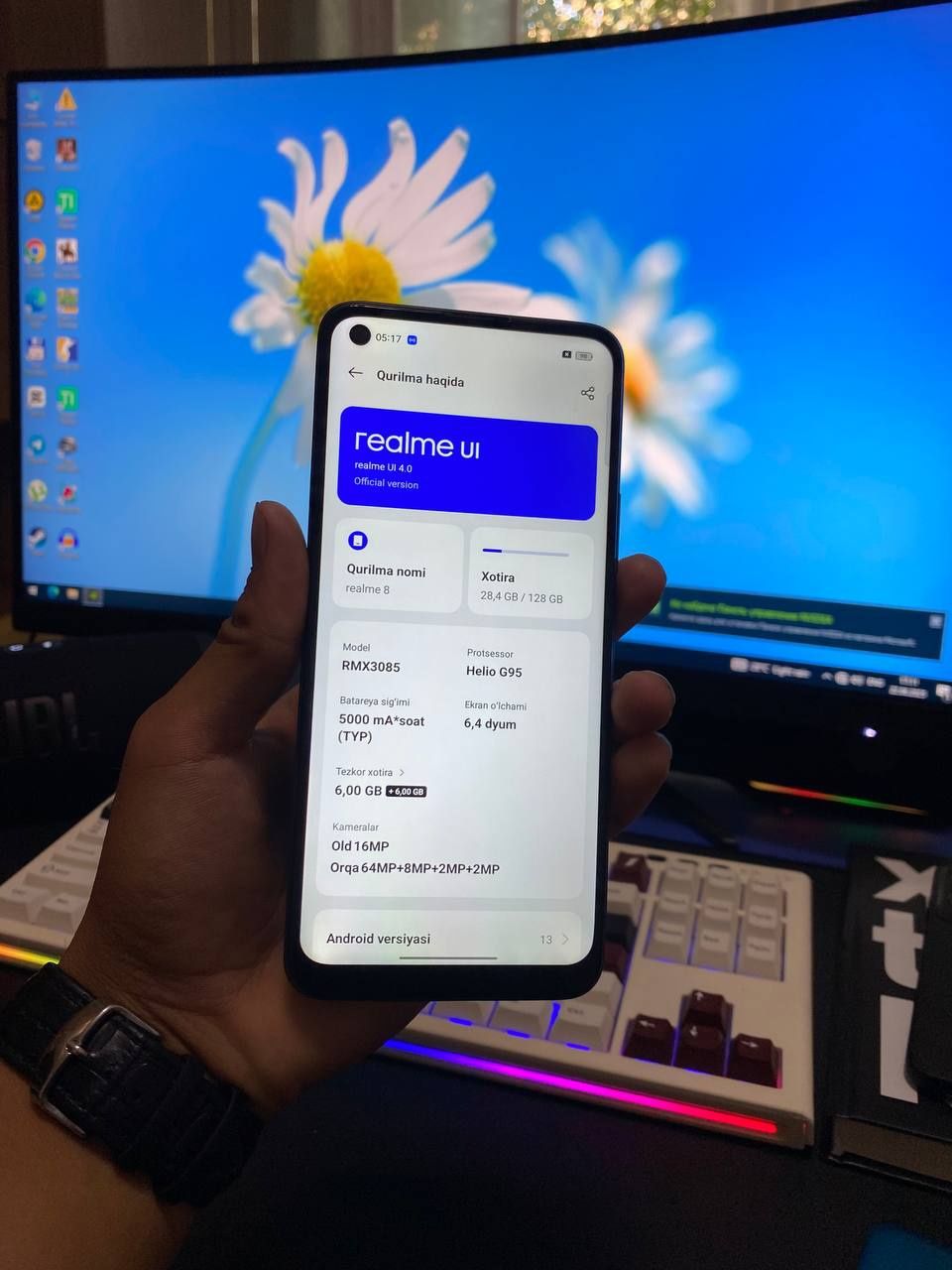 Realmi 8 sotiladi