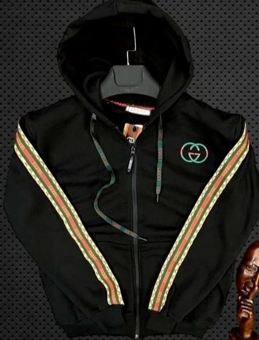 Trening Gucci sezonul rece, bumbac vatuit, logo brodat