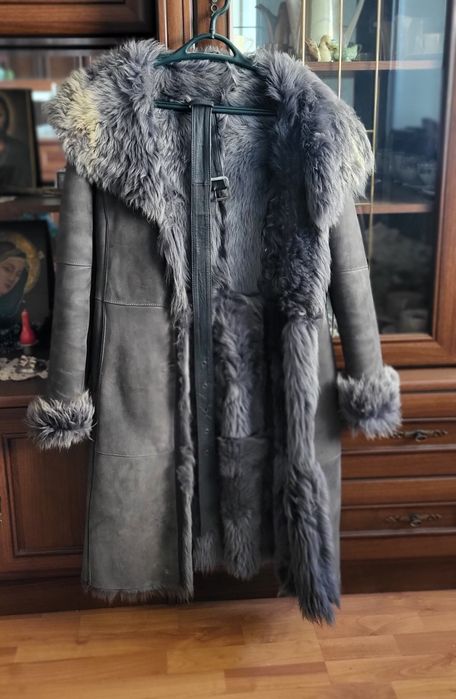 Cojoc lung blana de oaie